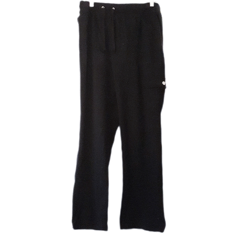 Karen Scott Velour Sport Active Drawstring Pants with Pockets